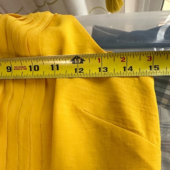 Banana Republic NWT Sunshine Yellow Wedding Guest Halter Tie Neck Dress sz 6 - Picture 16 of 16